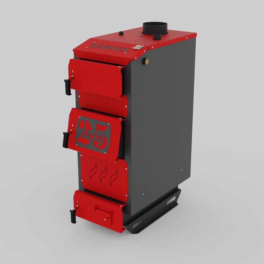 Котел опалювальний твердопаливний "Marten Praktik" МP-25 потужність 25 кВт